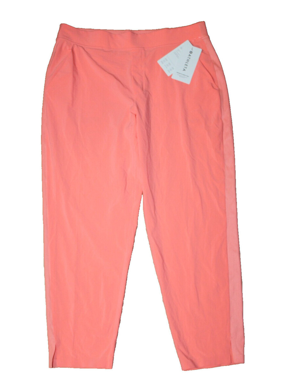 NEW Athleta Size 16 Neon Coral Orange Brooklyn Mid-Rise Ankle Pant 198671 / NWT